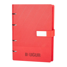 BİRLİK KIRMIZI ORGANİZER AJANDA (17,5x22,5CM)