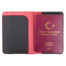 PASAPORTLUK KIRMIZI DERİ