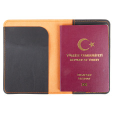 PASAPORTLUK TURUNCU DERİ