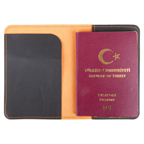 PASAPORTLUK TURUNCU DERİ PASAPORTLUK TURUNCU DERİ
